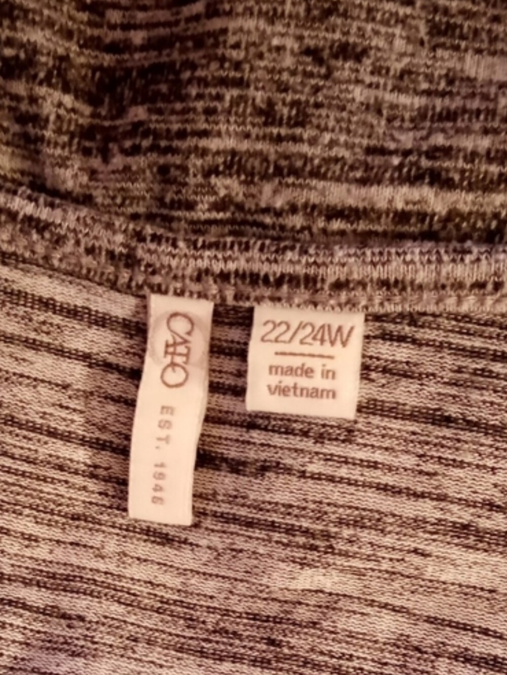 Cato Grey Bell Sleeve Top Sz 22/24W - Picture 8 of 8